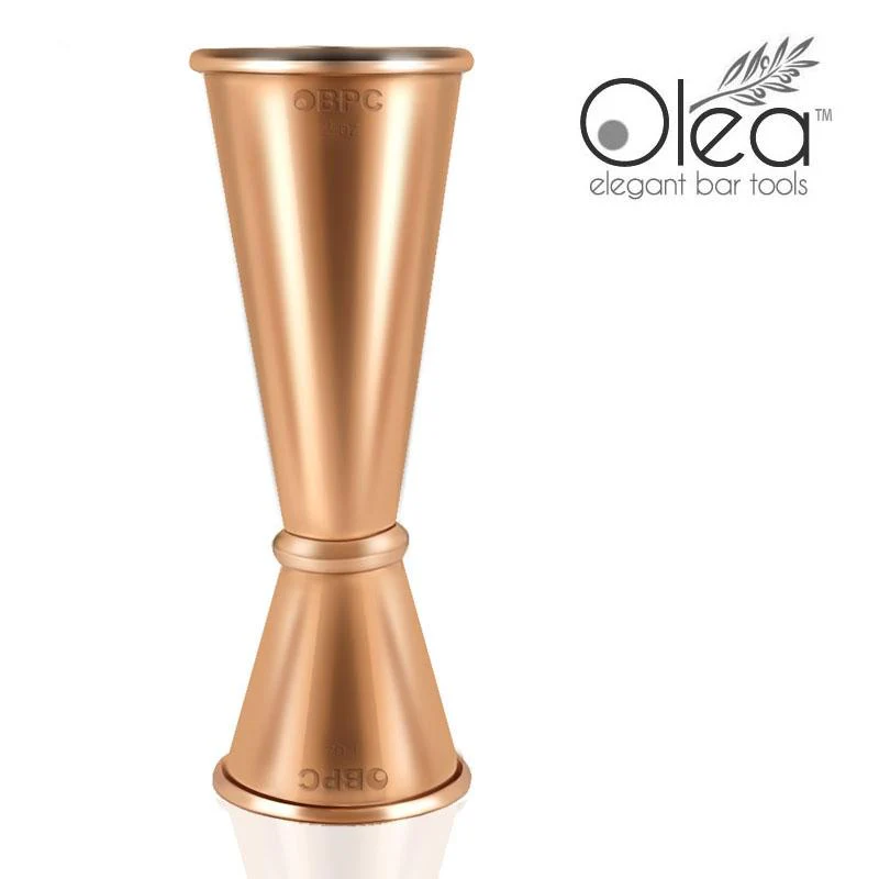 Olea™ Copper Plated Japanese Tall Jigger - (1oz X 2oz)