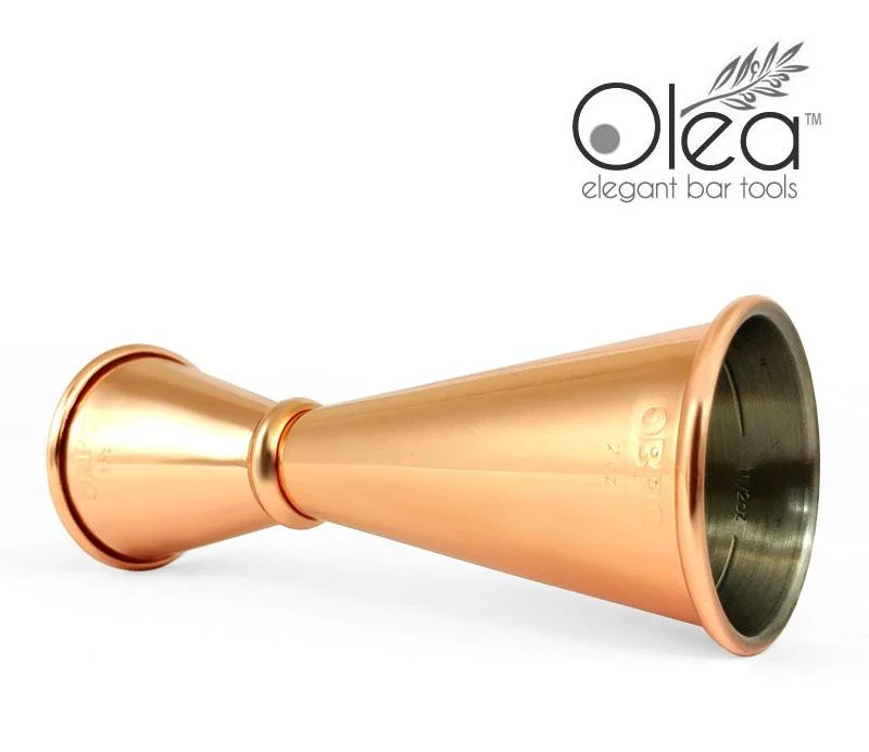 Olea™ Copper Plated Japanese Tall Jigger - (1oz X 2oz) - Image 4