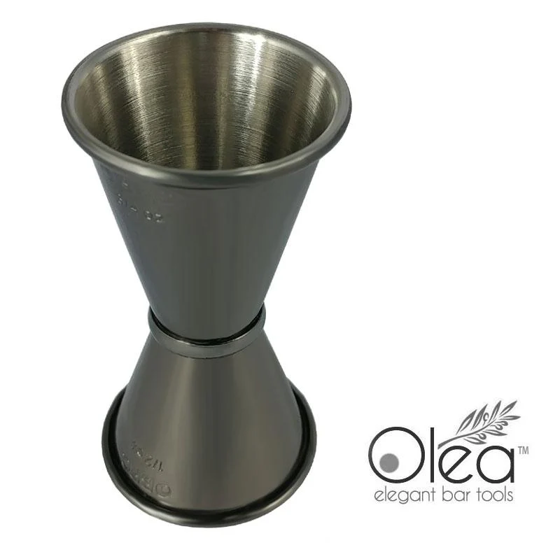 Olea™ Gunmetal Plated Japanese Tall Jigger - (1/2oz X 3/4oz) - Image 3