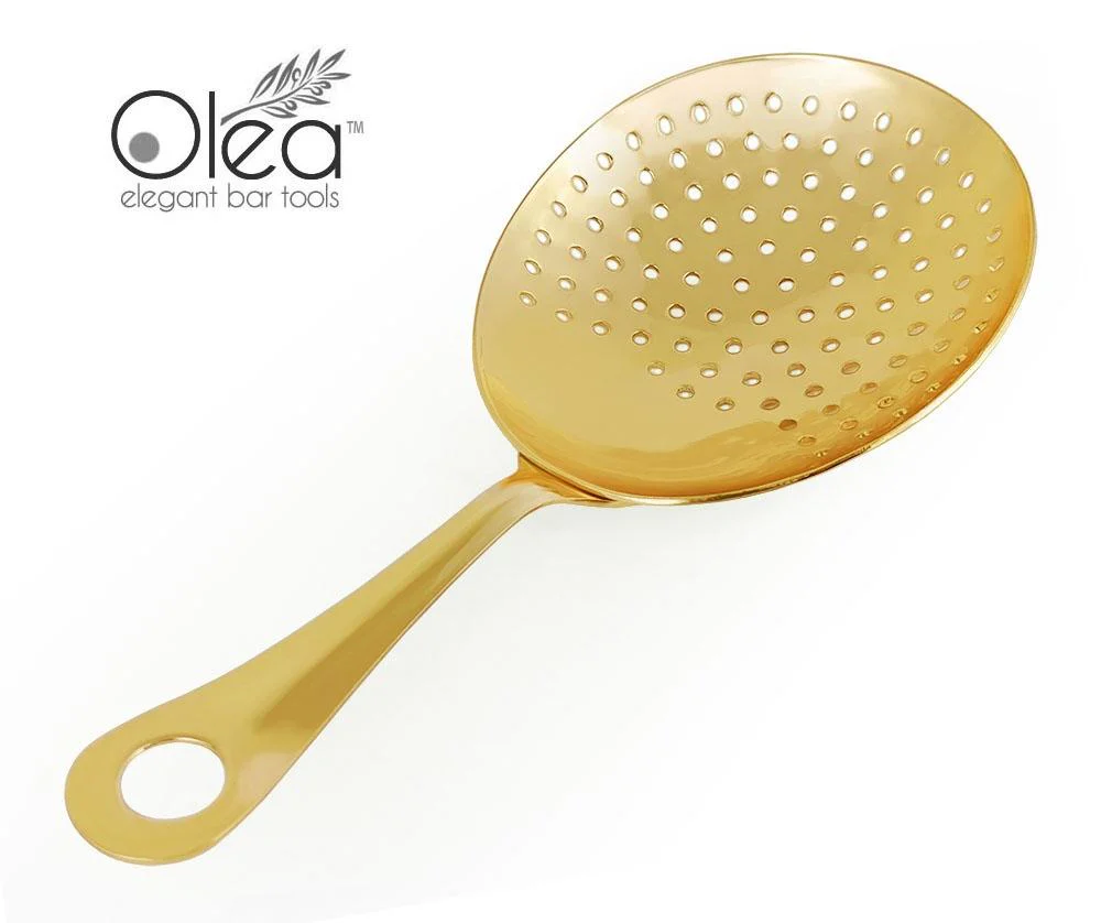 Olea™ Julep Cocktail Strainer (Gold Plated)