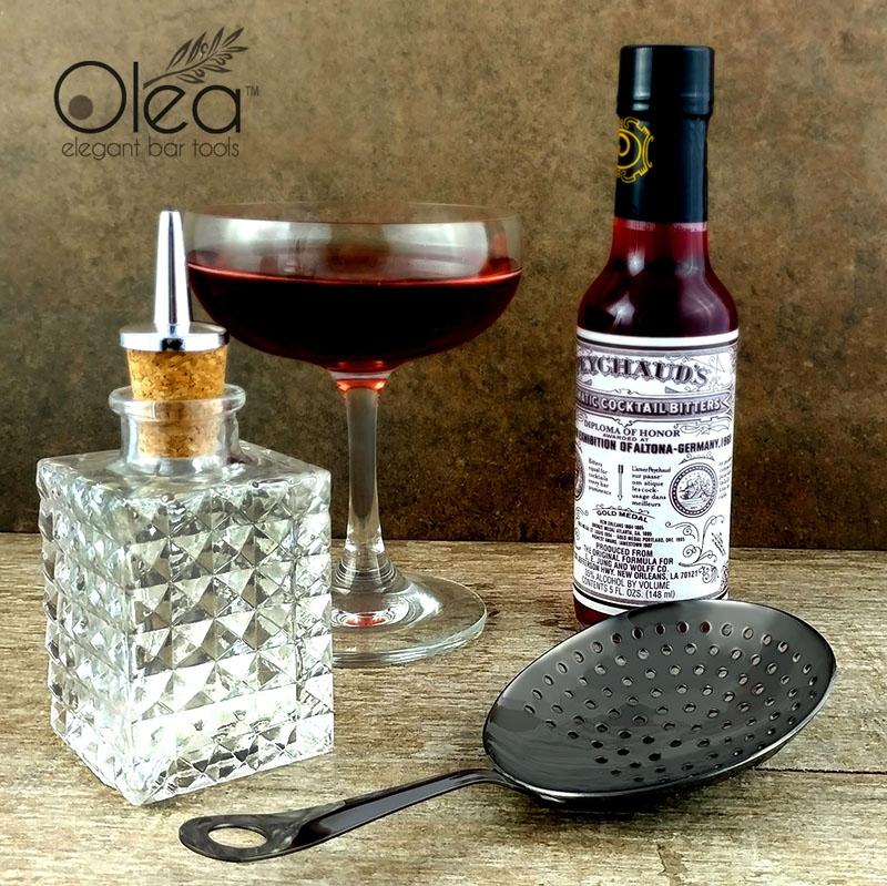 Olea™ Julep Cocktail Strainer (Gunmetal Plated) - Image 2