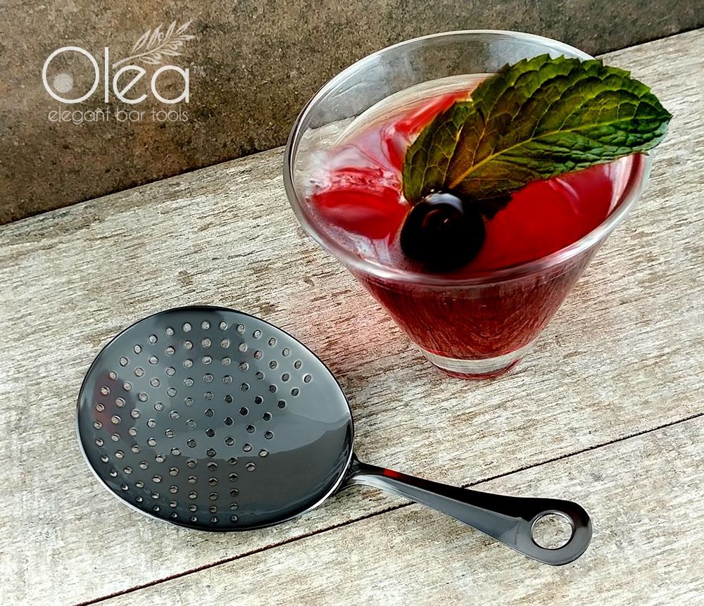 Olea™ Julep Cocktail Strainer (Gunmetal Plated) - Image 3