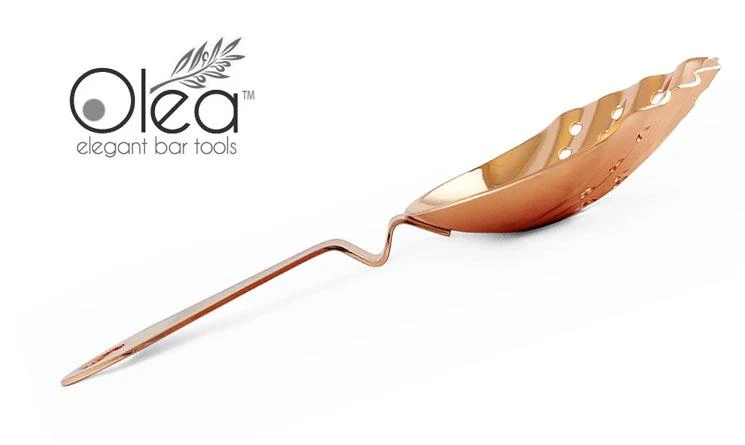 Olea™ Shell Julep Cocktail Strainer (Copper Plated) - Image 5