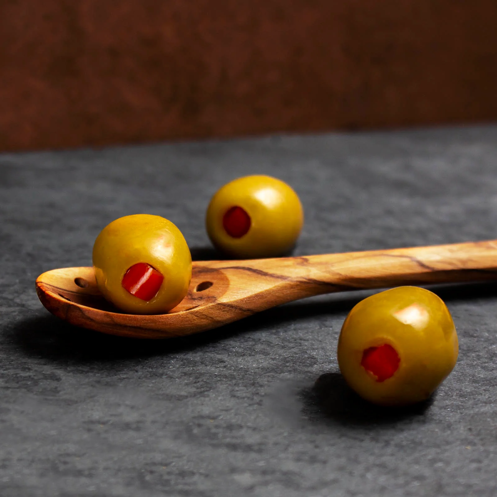 Olive Spoon - Wooden - Image 2