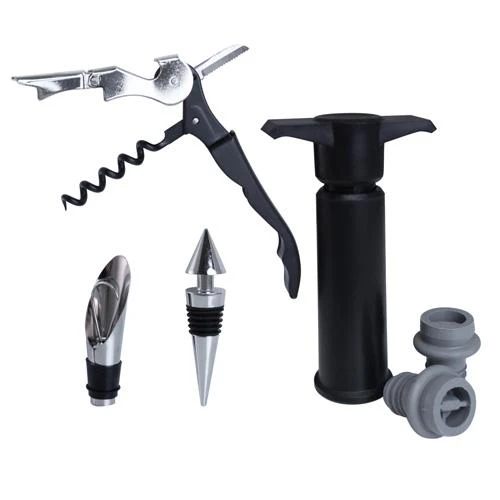 Onyx Wine Accessory Set - 6 Piece - Image 3
