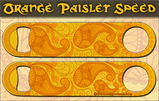 Orange Paisley Kolorcoat™ Speed Opener - Image 2