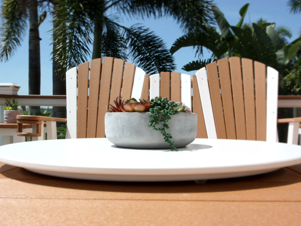 Outdoor Lazy Susan for Fire Pit or Patio Table Furniture - Handcrafted in USA - Image 4