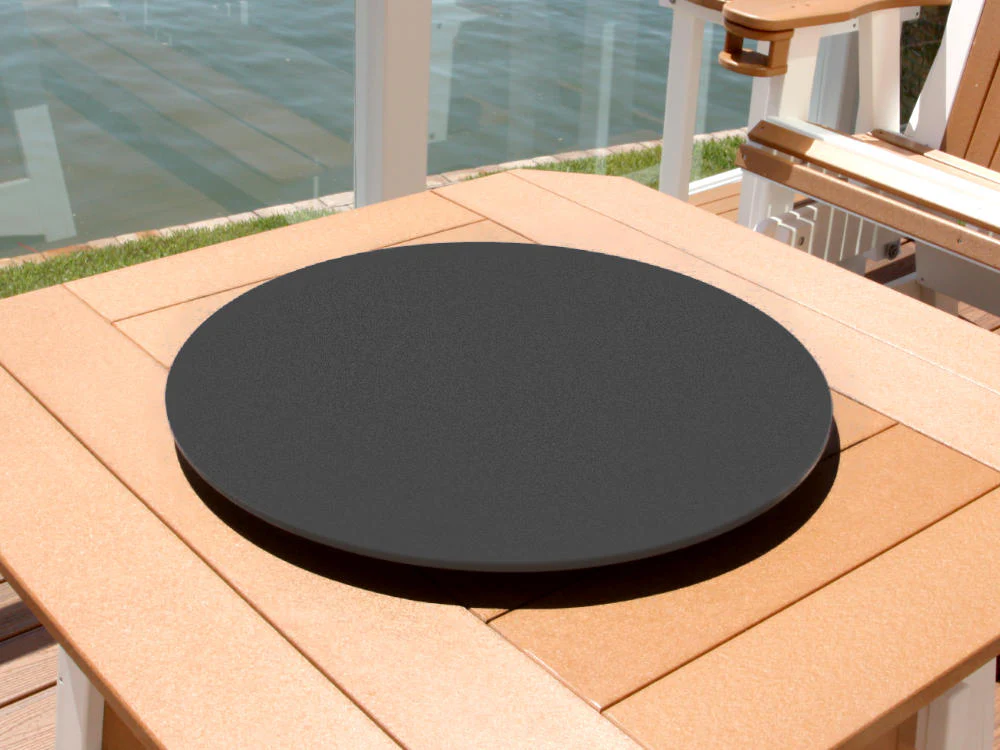 Outdoor Lazy Susan for Fire Pit or Patio Table Furniture - Handcrafted in USA - Image 7