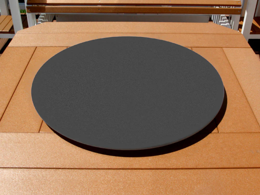Outdoor Lazy Susan for Fire Pit or Patio Table Furniture - Handcrafted in USA - Image 9