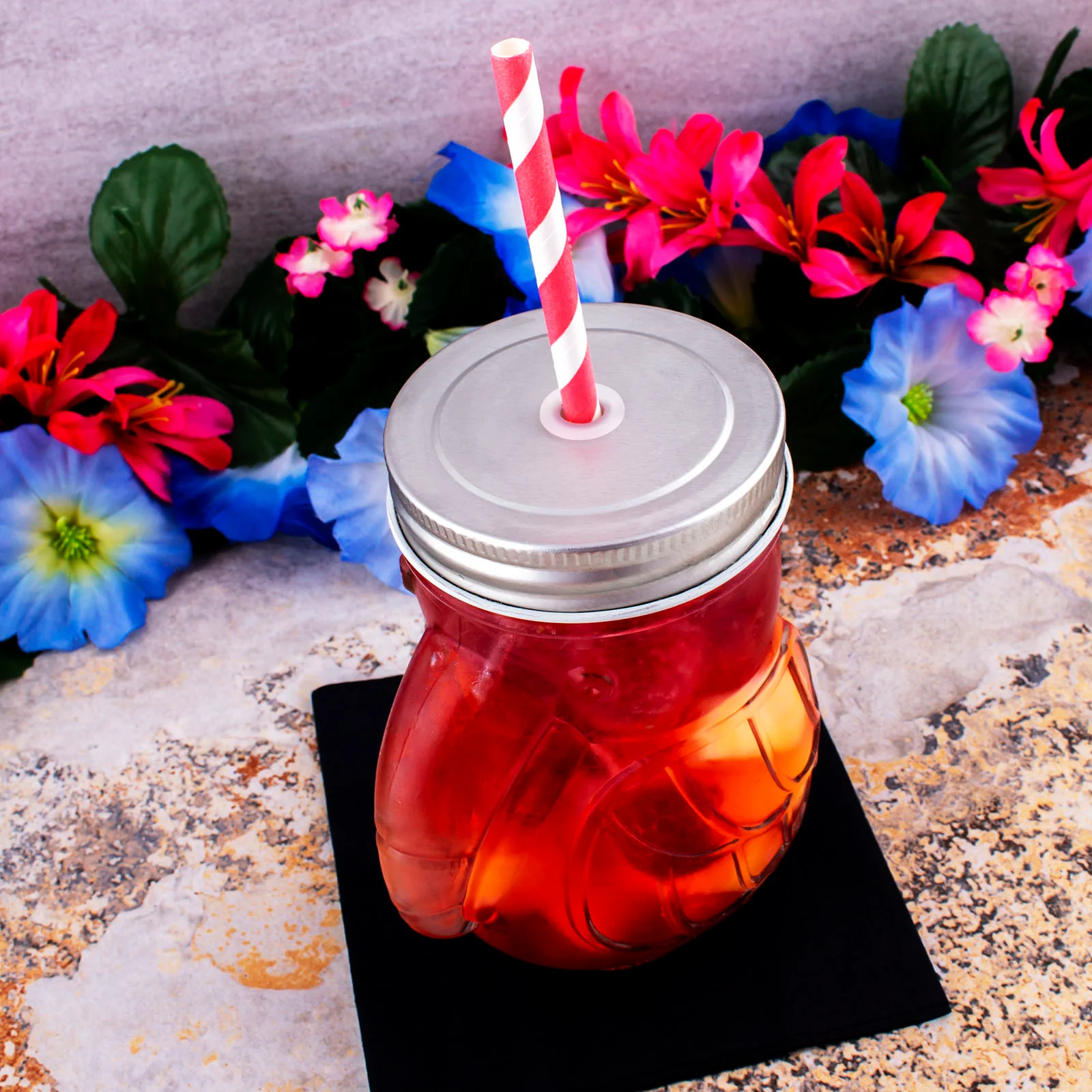 Parrot Mason Jar w/lid - 14 ounce - BarConic® - Image 3