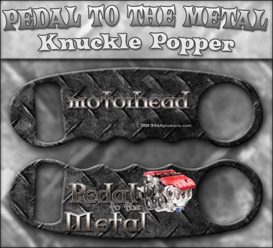 Pedal to the Metal Knuckle Popper Bottle Opener