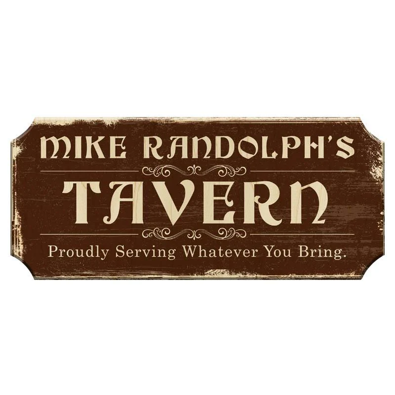 PERSONALIZED Wooden Sign - TAVERN (Color Options) - Image 3