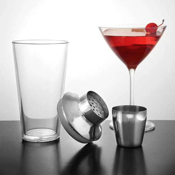 3 Piece Plastic Shaker with Stainless Steel Mid Section - Image 6