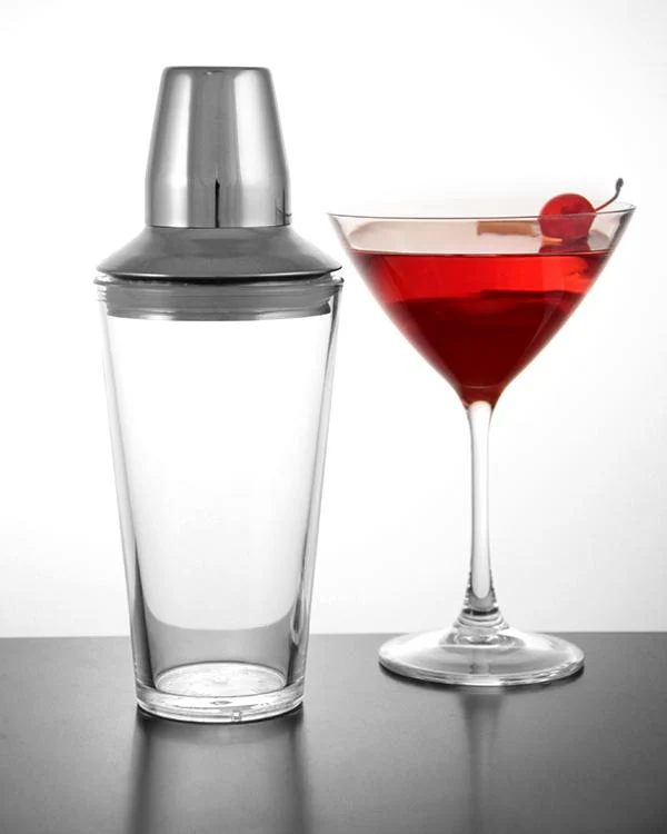 3 Piece Plastic Shaker with Stainless Steel Mid Section - Image 7