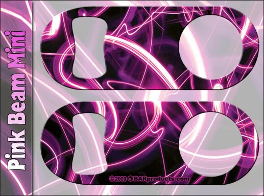 Pink Light Beams Mini Bottle Opener