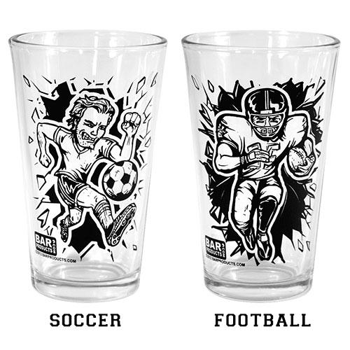 Pint Glasses - Sports Themed Collection - Image 4