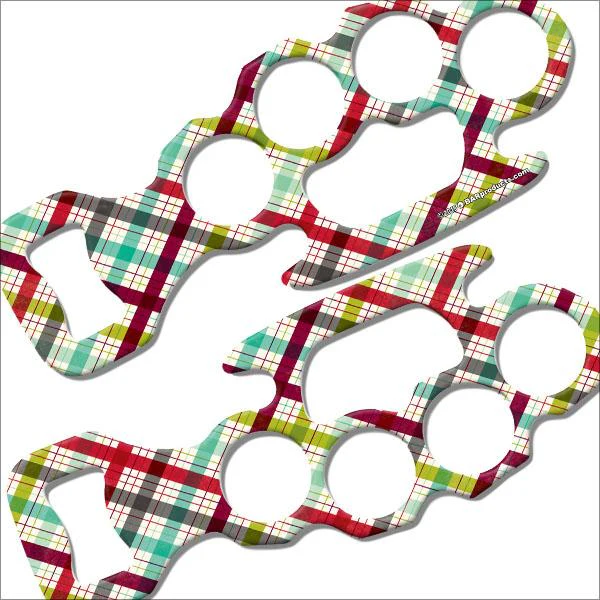 Plaid Kolorcoat™ Knuckle Buster Bottle Opener