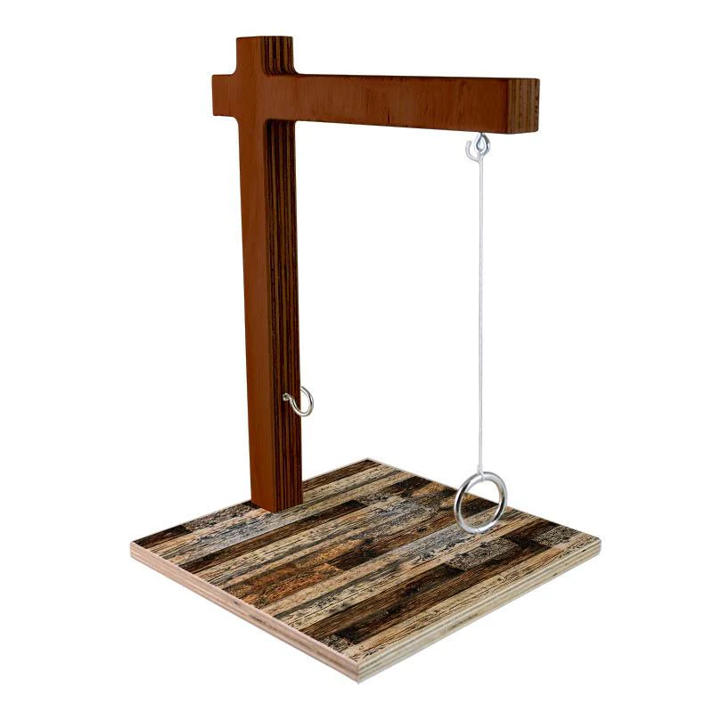 Large Tabletop Ring Toss Game - Planks - Image 3