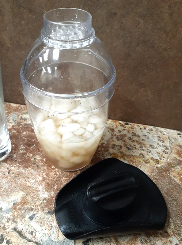 Plastic Cowboy Hat Cocktail Shakers - 16 ounce - Color Options - Image 2