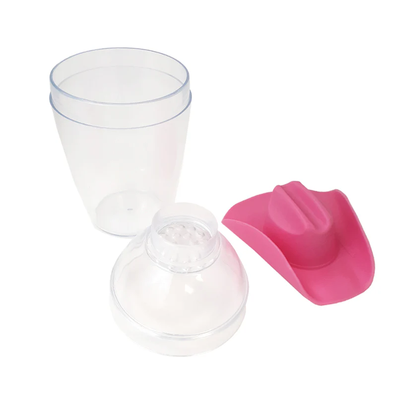 Plastic Cowboy Hat Cocktail Shakers - 16 ounce - Color Options - Image 3