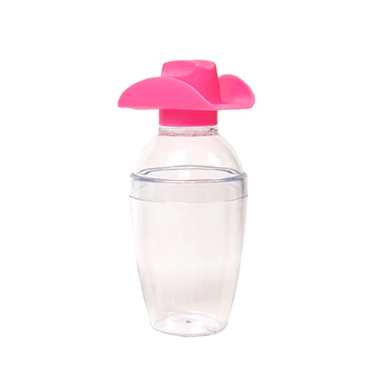 Plastic Cowboy Hat Cocktail Shakers - 16 ounce - Color Options - Image 4