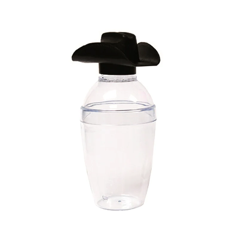 Plastic Cowboy Hat Cocktail Shakers - 16 ounce - Color Options - Image 5