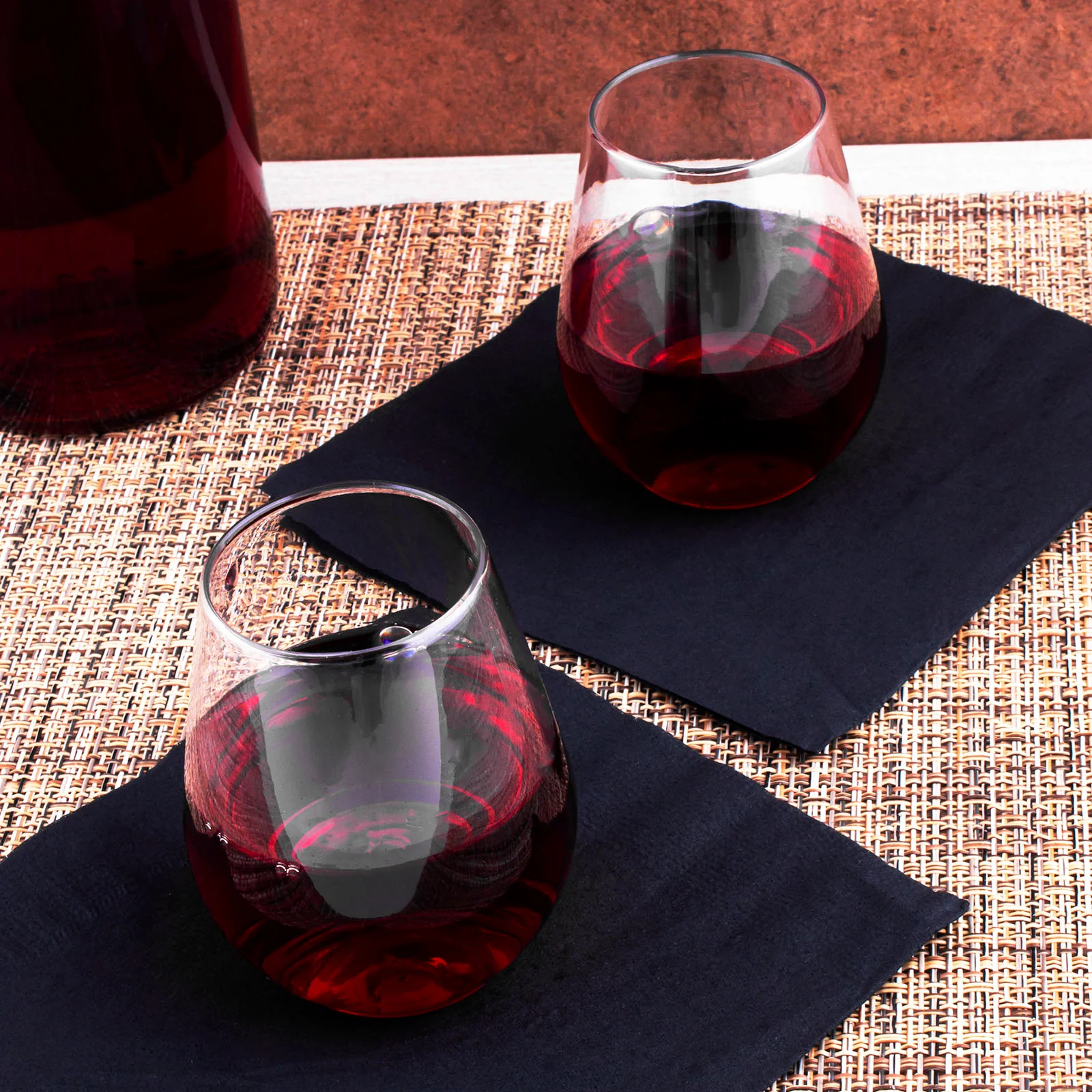 Plastic Stemless Wine Glass - Box of 8 - 4 ounce - Image 2