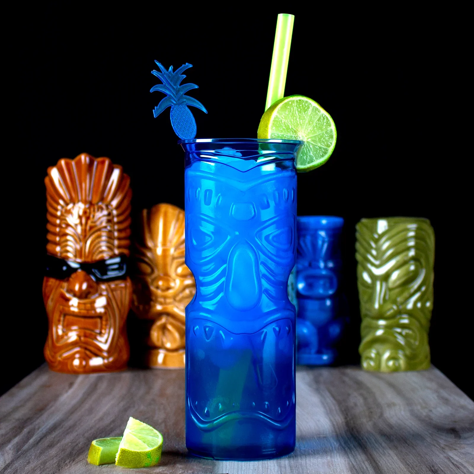 Plastic Tiki Cups - 32 ounce - Color Options - Image 6