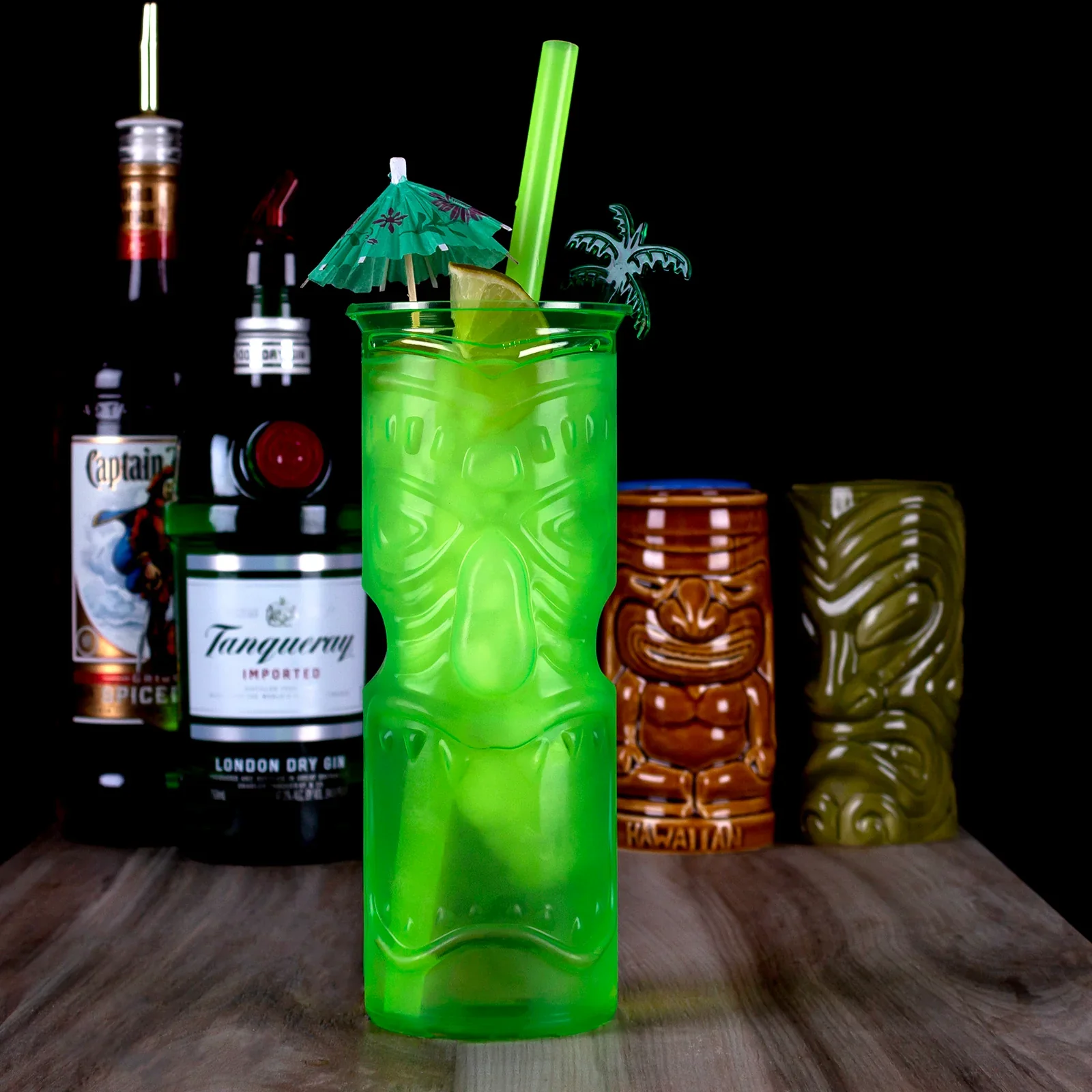 Plastic Tiki Cups - 32 ounce - Color Options - Image 8