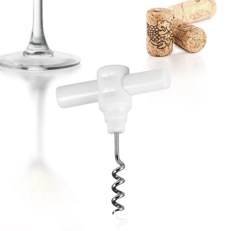 Plastic Traveling Corkscrew / Wine Opener (Color Options) - Image 4