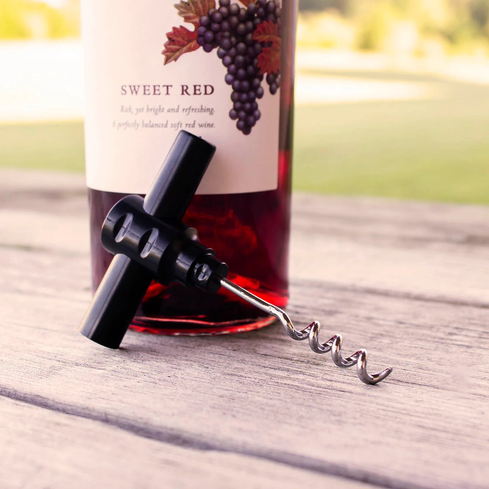Plastic Traveling Corkscrew / Wine Opener (Color Options) - Image 7