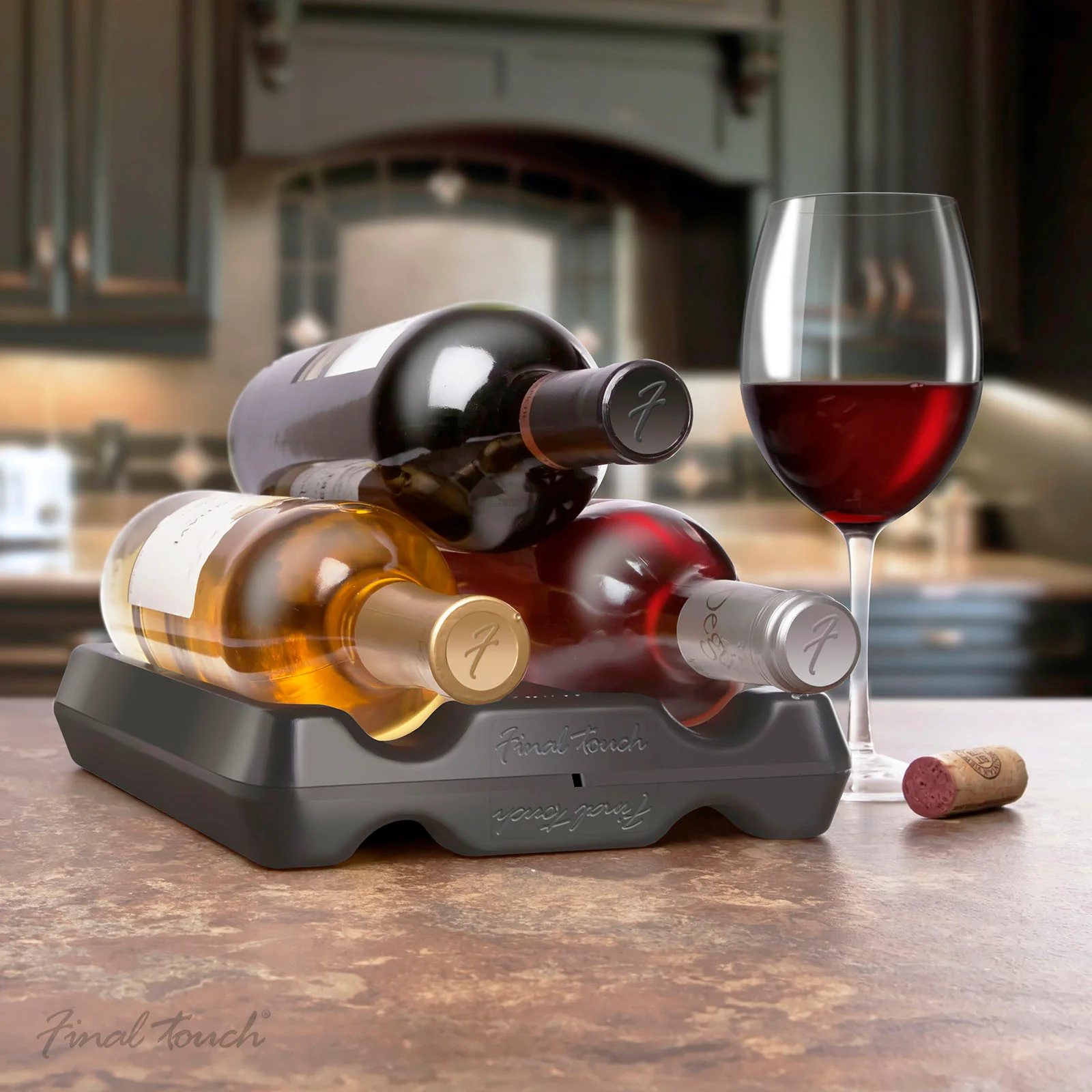 Plastic Wine Bottle Stacker - Image 2