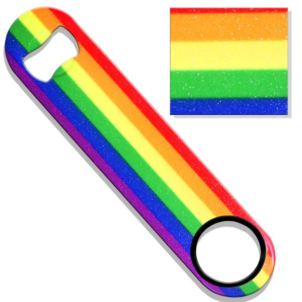 Pride Glitter Kolorcoat™ Speed Bottle Opener - Image 2