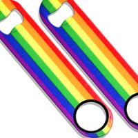Pride Glitter Kolorcoat™ Speed Bottle Opener - Image 3