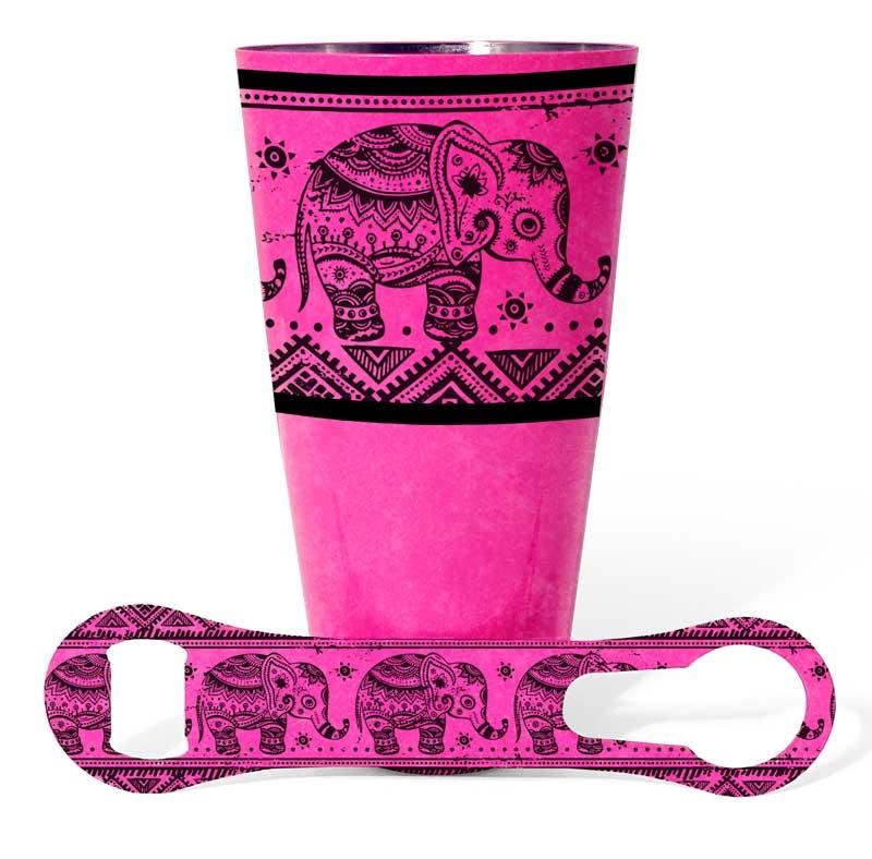 Cocktail Shaker and V-Rod® Bar Set - Elephants - Color Options - Image 2
