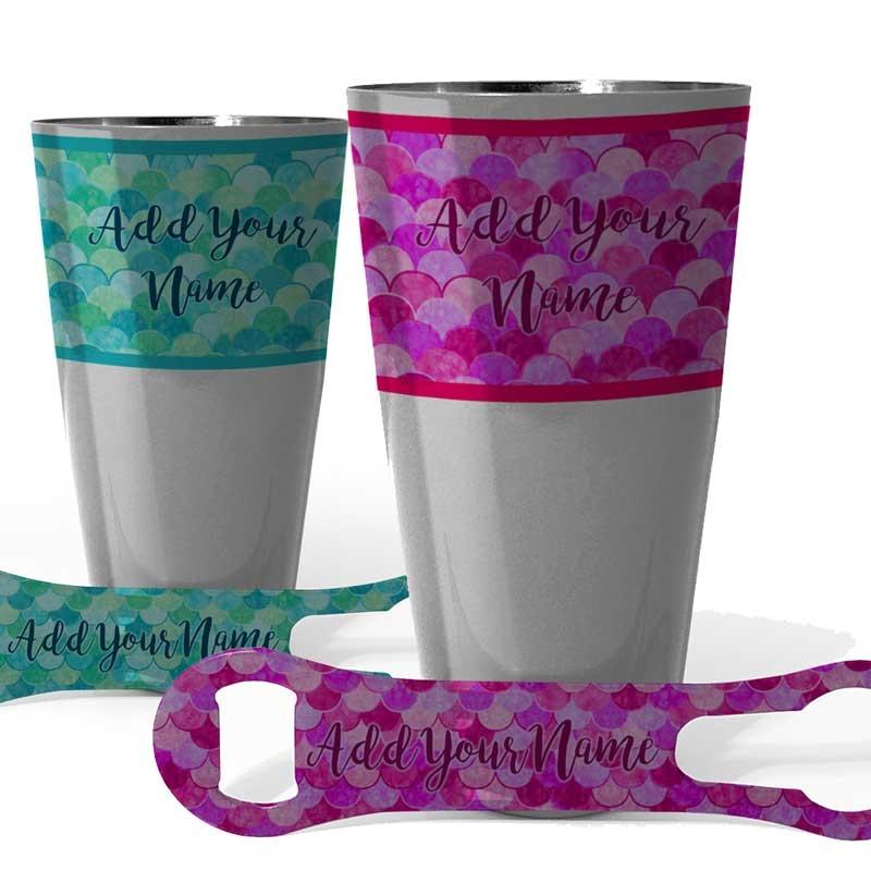 Cocktail Shaker and V-Rod® Bar Set - Mermaid - Color Options