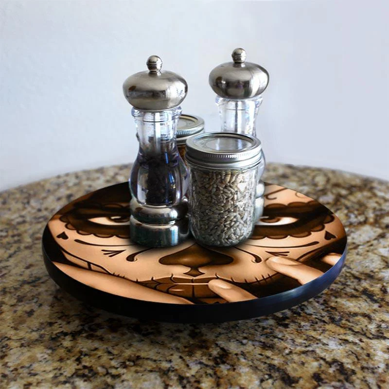 PRISCILA Lazy Susan - 3 Different Sizes - For Kitchen Table Top - Handcrafted in USA - Image 2