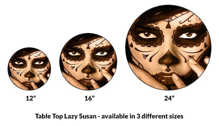 PRISCILA Lazy Susan - 3 Different Sizes - For Kitchen Table Top - Handcrafted in USA - Image 3