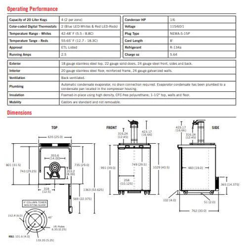 Pro-Line 3 Faucet Wine Dispenser - E-Series - Image 3