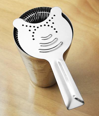 2 Prong Stainless Steel Euro Cocktail Strainer - Image 2