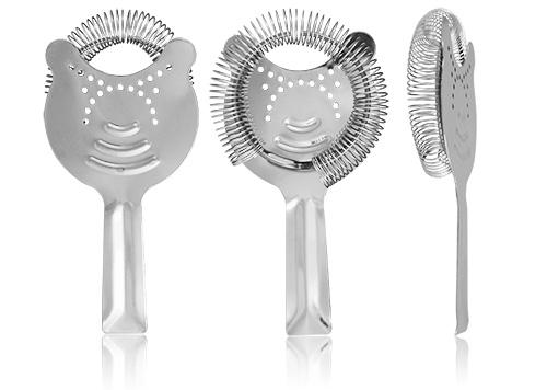 2 Prong Stainless Steel Euro Cocktail Strainer - Image 4