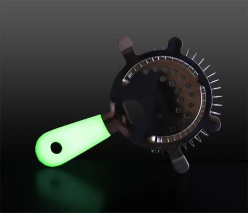 4 Prong Vinylworks™ Glow in the Dark Cocktail Strainer - Image 2