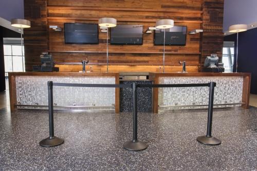 Retractable Belt Stanchion - Textured Black - Set of 2 - Image 3