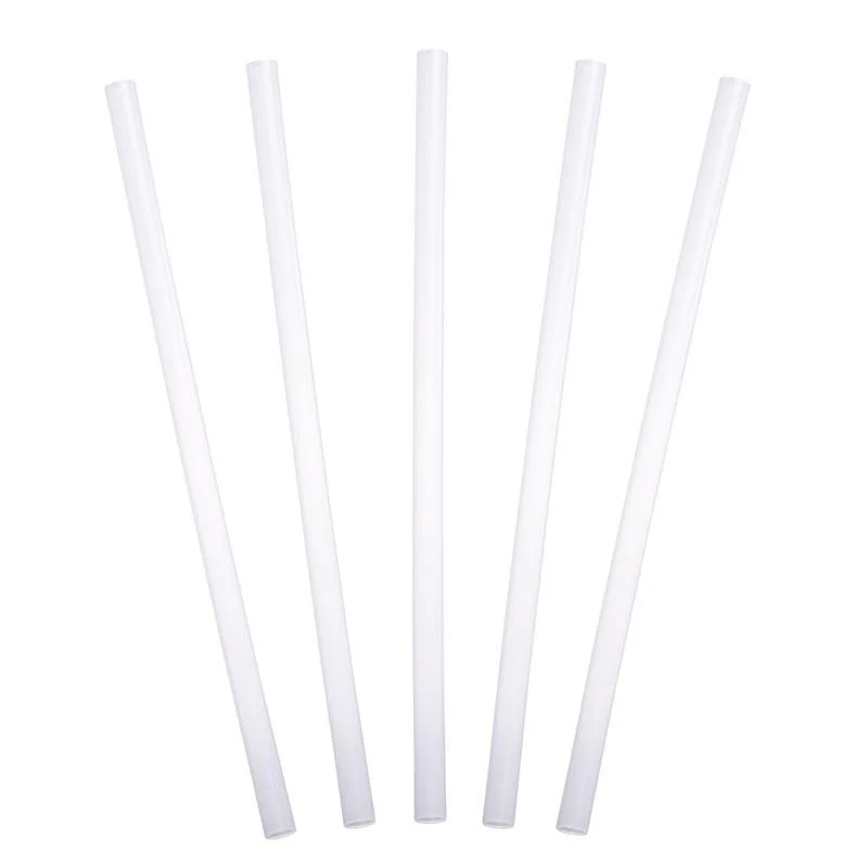 Reusable Clear Polypropylene Straws - 50 pack (250mm)