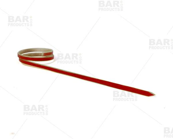Ring Bamboo Cocktail Picks - Red - 100 Pack - Image 4