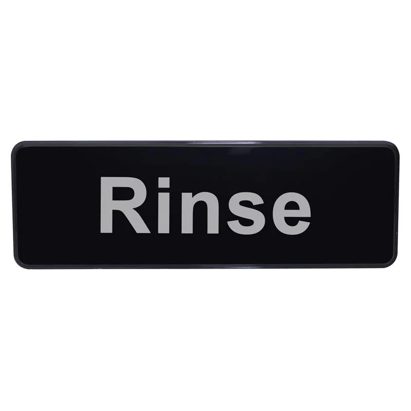 "Rinse" Sign - 9" x 3"