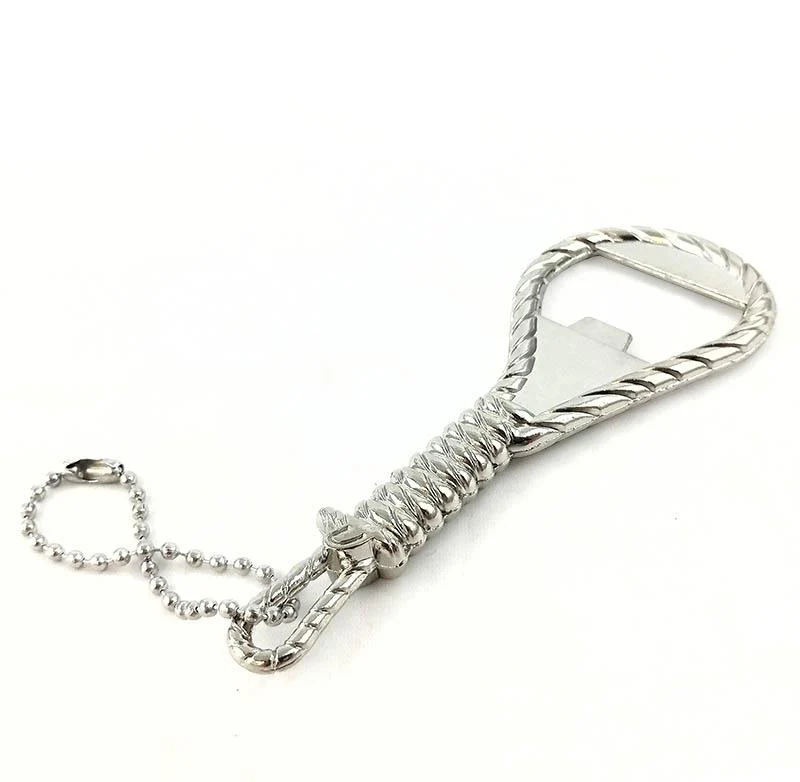 BarConic® Rope Themed Bottle Opener - Silver - Image 3