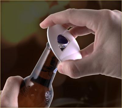 Zebra Pattern Round Bottle Opener - Image 2