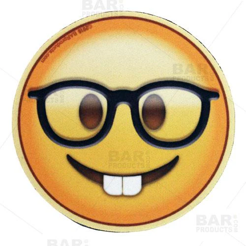Round Foam Coasters - Emoji - 4 inch Diameter - Image 5