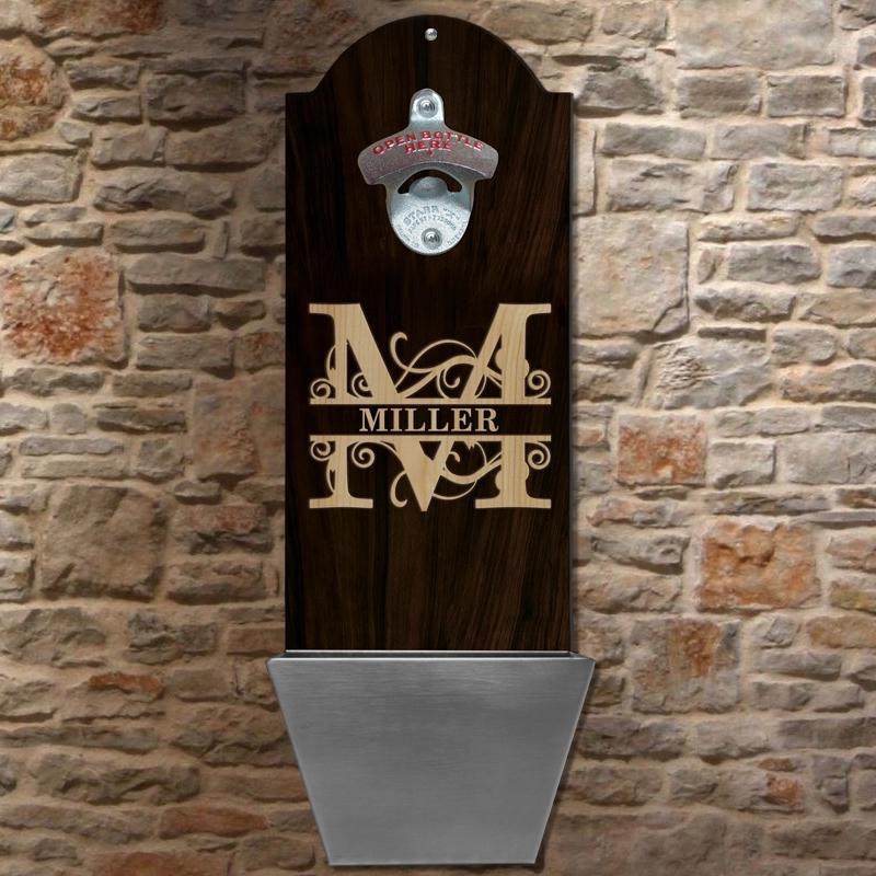 Round Top Plaque with Cap Catcher - Custom - Family Monogram - Image 2